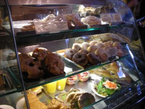 Italian pastries and sandwiches